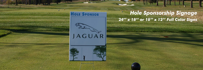Golf Signs Sample Sponsor
